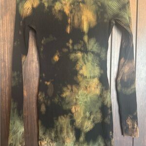 Cotton Citizen Olive Tie-Dye Top